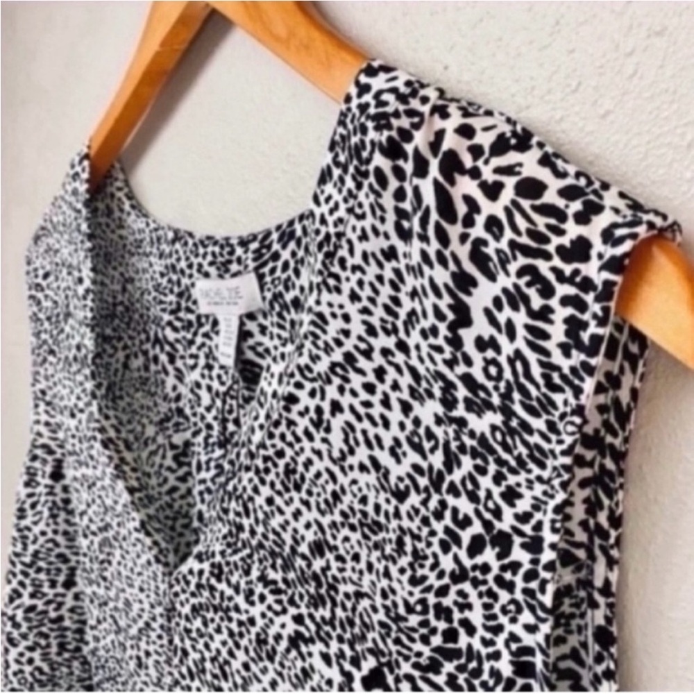 Plus Size Rachel Zoe Animal Print Sleeveless Top